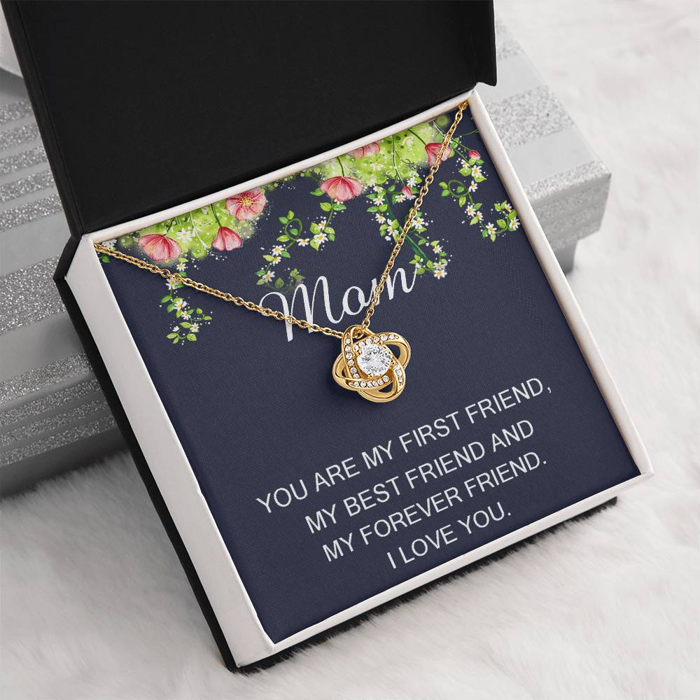 Necklace Gift for Mom • Mother's Day Gift • Birthday Gift for Mom • Mom Gift From Daughter • Mom Gift From Son • Mothers Day Love Knot Necklace