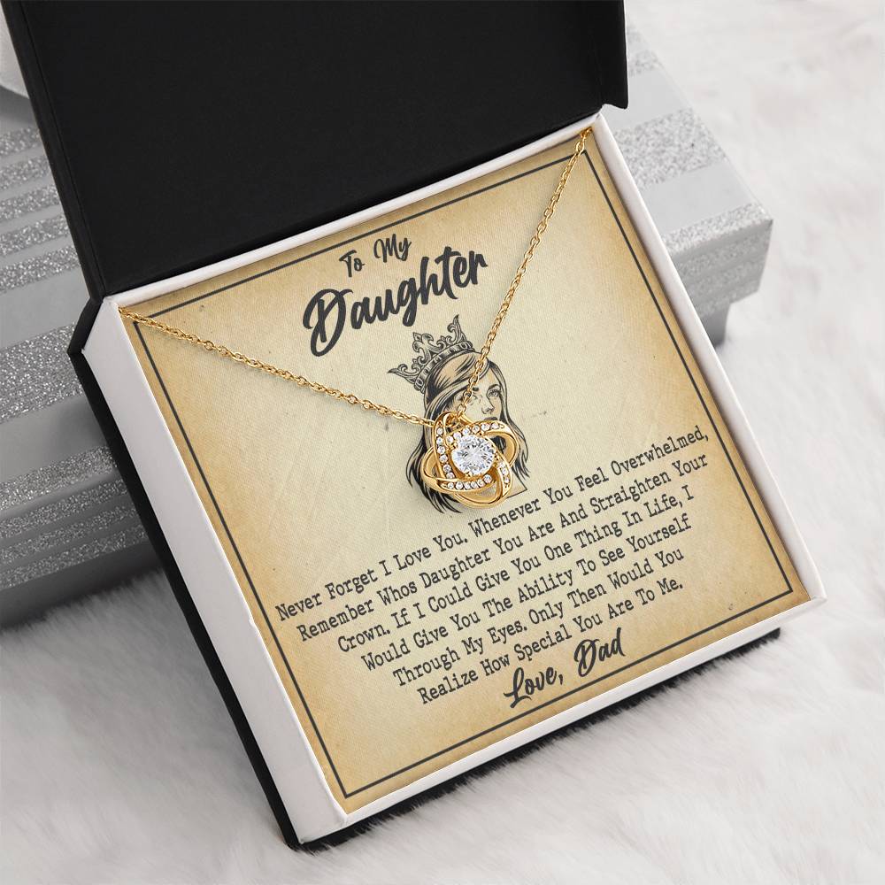 (Almost Gone) to My Daughter - Crown - Necklace