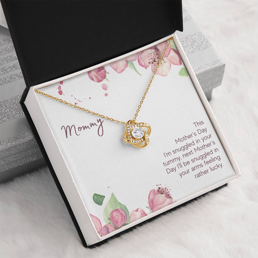 Mommy - This Mother's Day I'm Snuggledin Your Tummy - Alluring Beauty Necklace