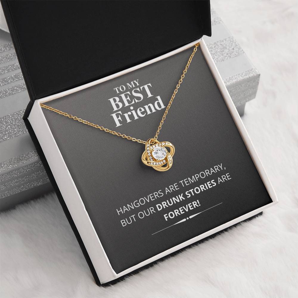 To My Best Friend - Love Knot Necklace (New Arrival)