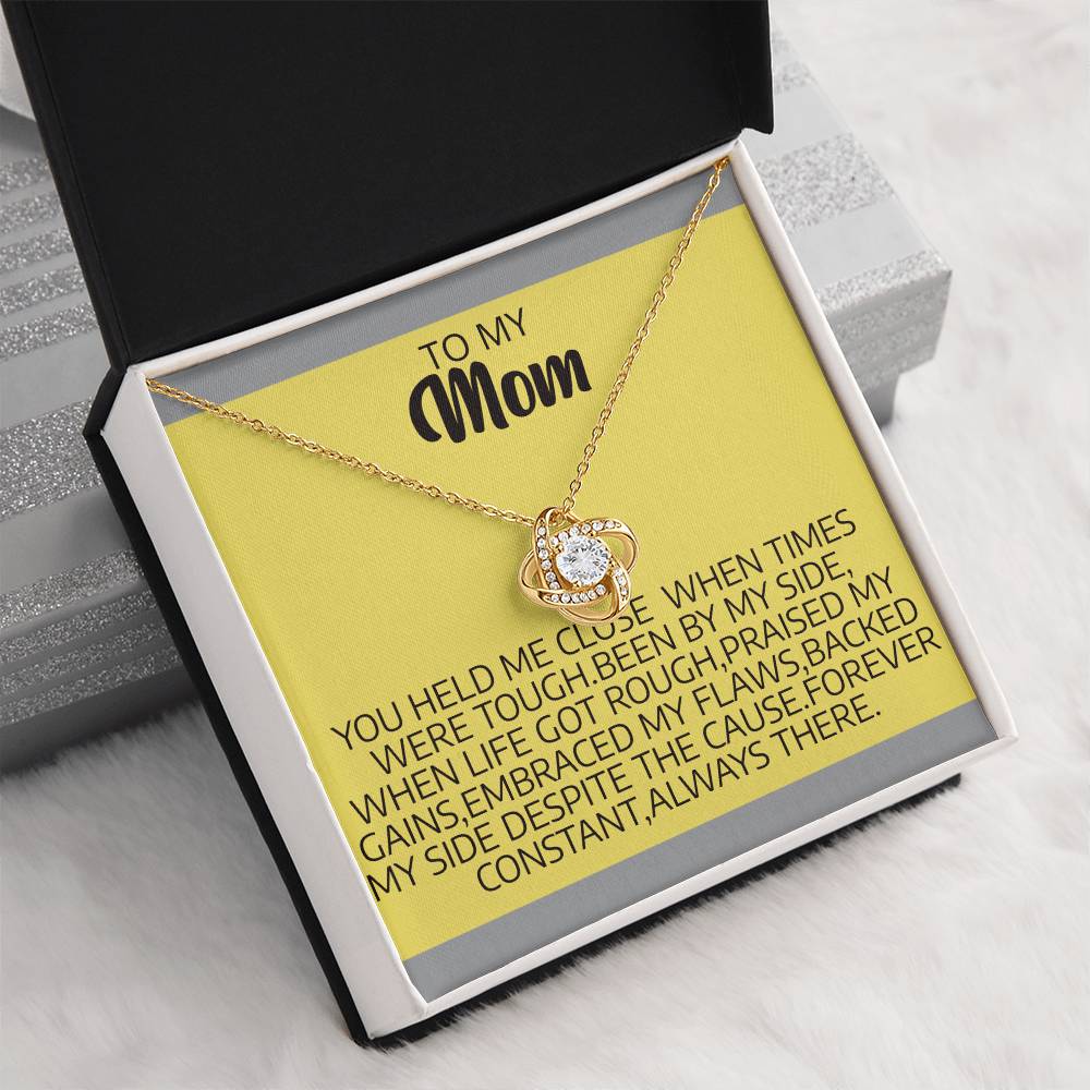 (Almost Gone) Held Me Close- Mom Necklace