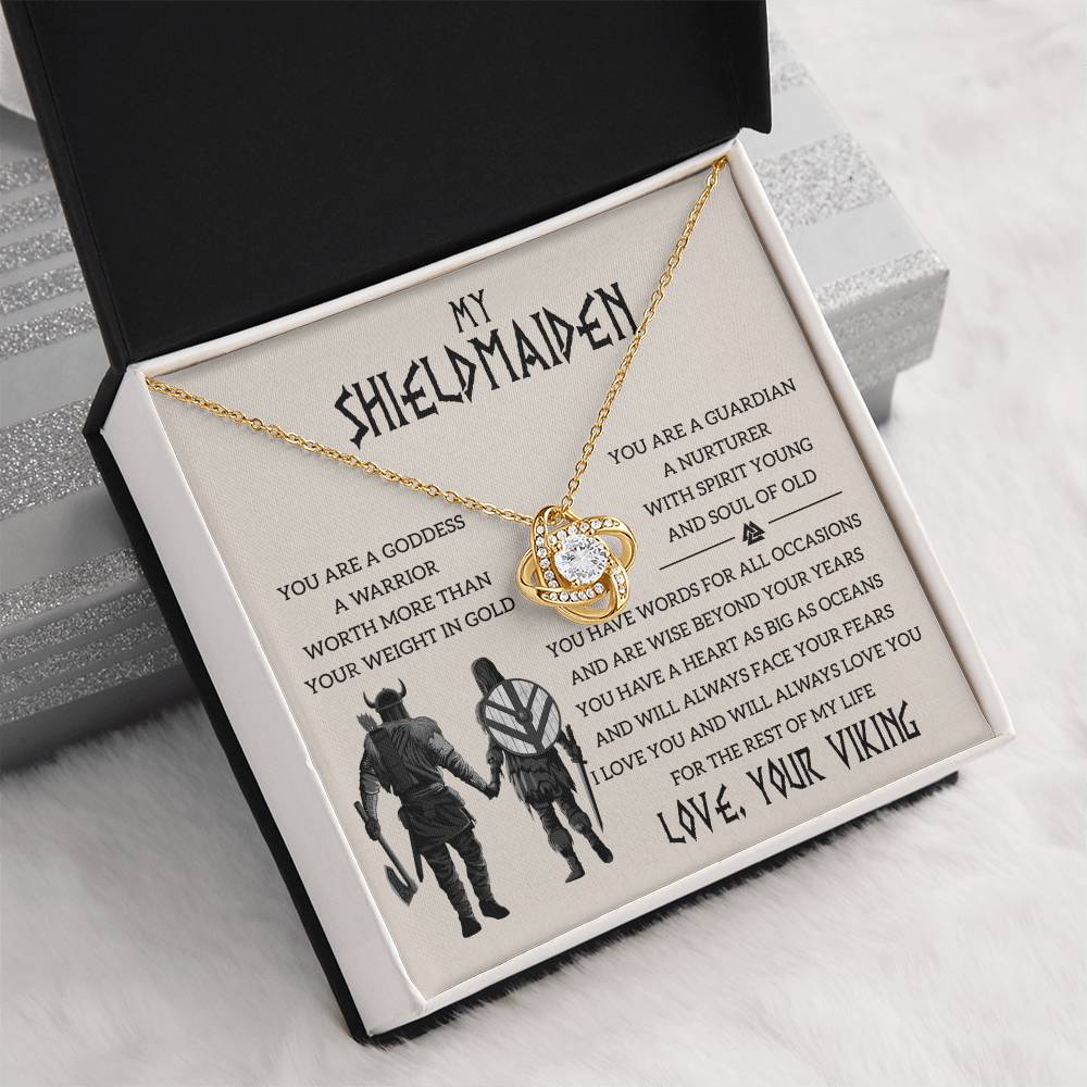 Shieldmaiden Love Knot Necklace From Beloved Viking