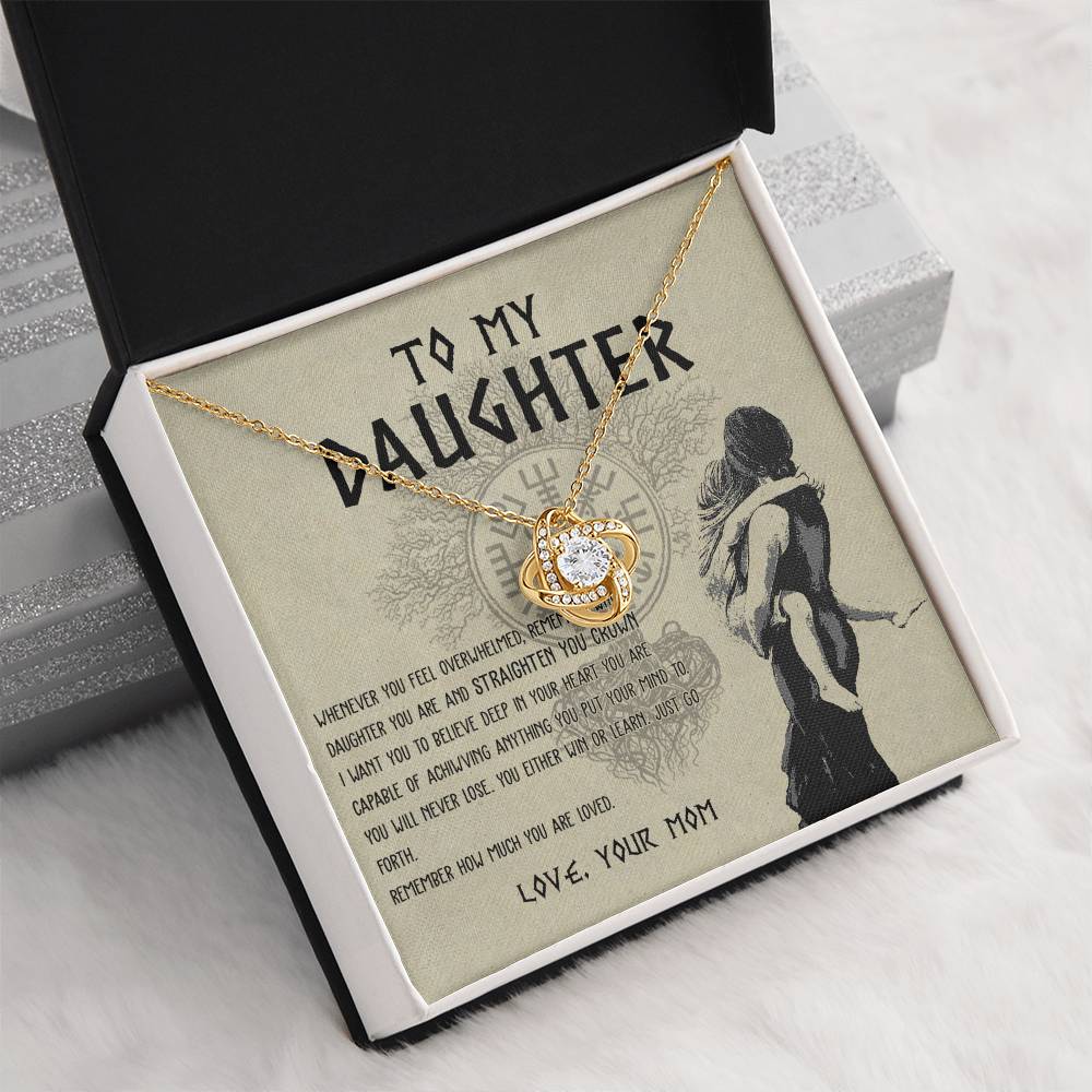 To My Daughter, Viking Daughter, Shieldmaiden Daughter, Viking Necklace for Daughter