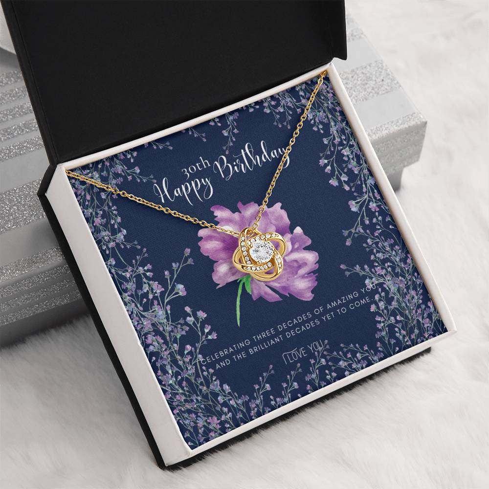 30th Birthday Gifts for Women | Necklace for Her | 3 Decade Jewelry | 30 Years Old | Best Friend Gift | 30th Birthday Gift Necklace | Birthday Gift | Jewelry Gift for Her