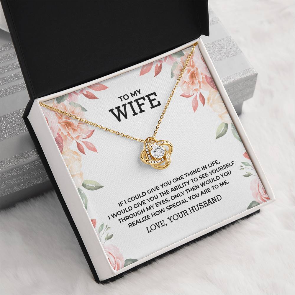 To My Wife: Through My Eyes - Necklace