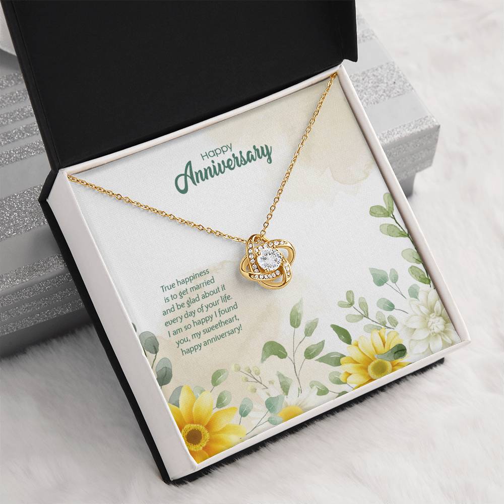 (Anniversary Edition) Happily Married - Love Knot Necklace