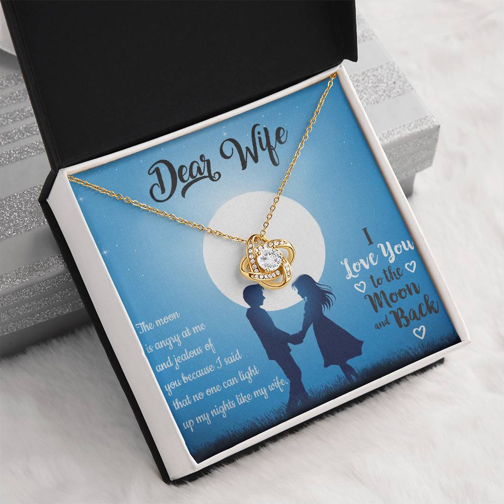 Dear Wife - I Love You - 925 Sterling Silver Pendant
