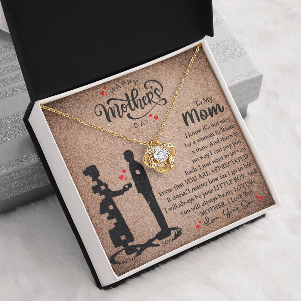 My Loving Mother | Love Knot Necklace Mother's Day Gift