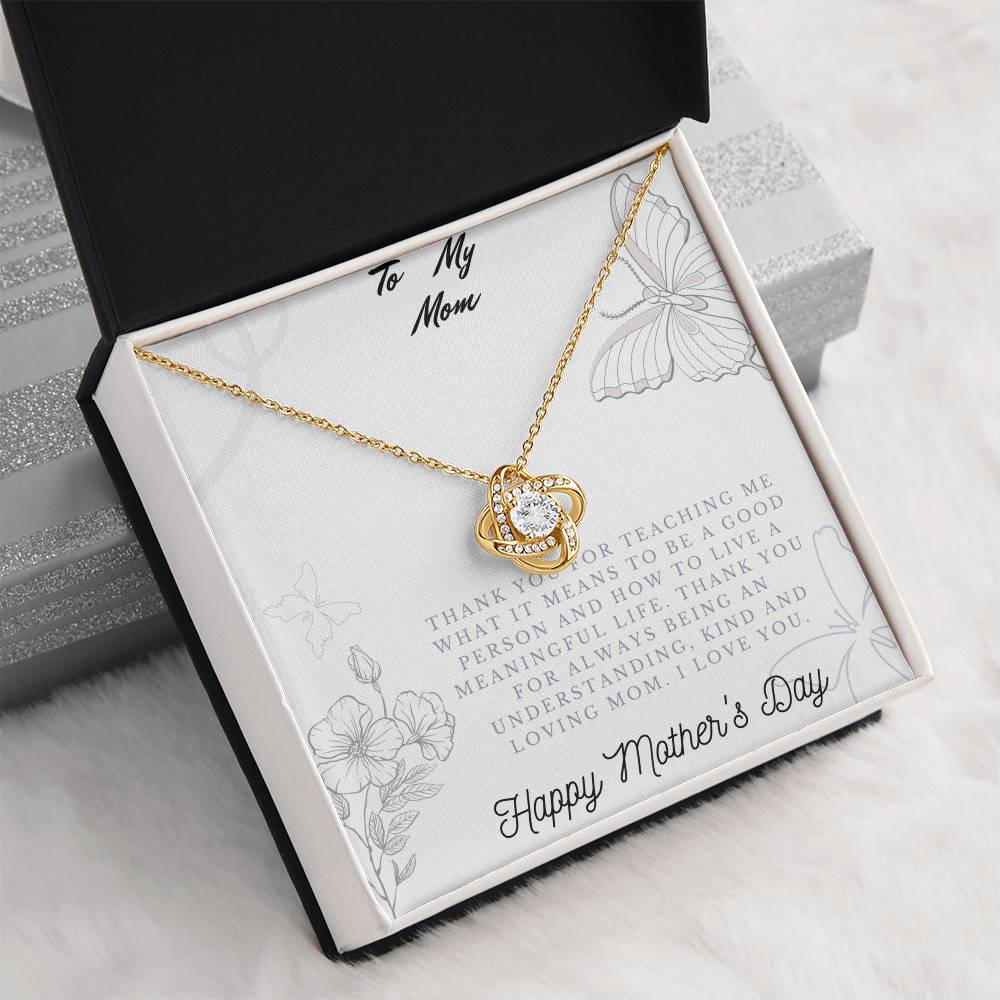 Happy Mother's Day_ Love Knot Neckace