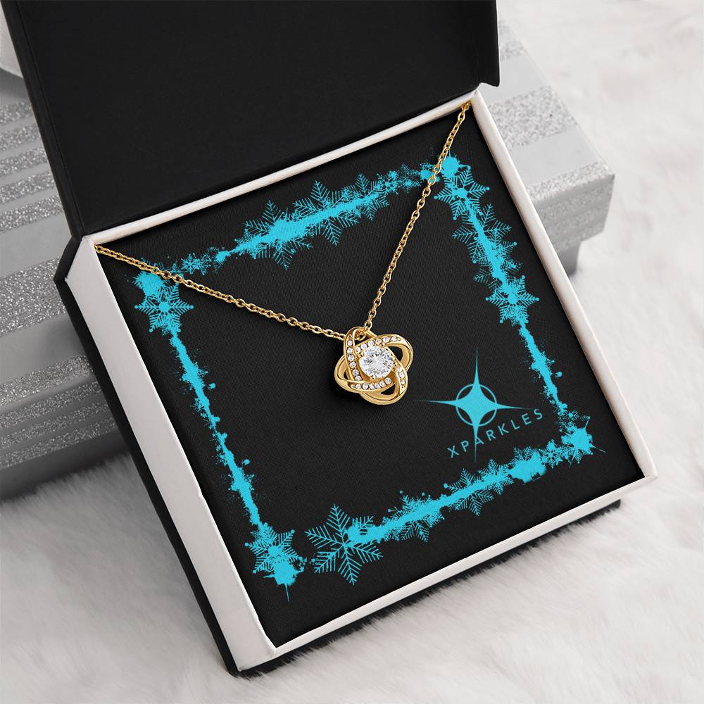 Xparkles Love Knot Necklace