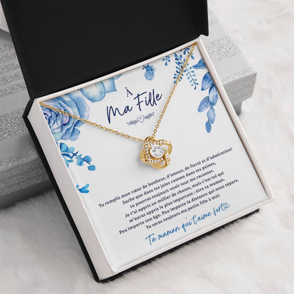 À Ma Fille - De Ta Maman Qui T'aime Fort - Collier