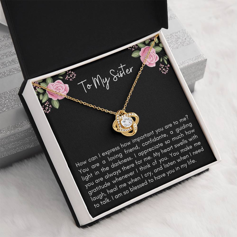 How Can I Express How - Love Knot Necklace