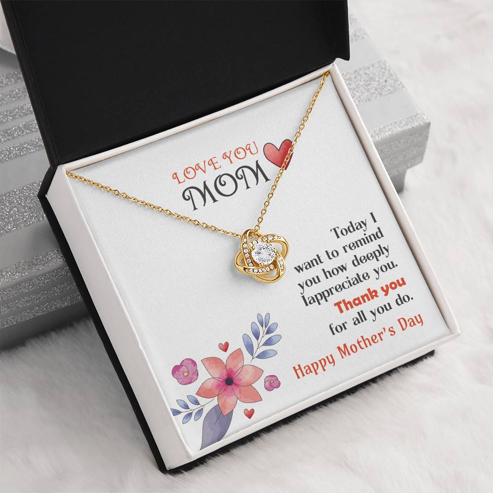 Love You Mom Necklace