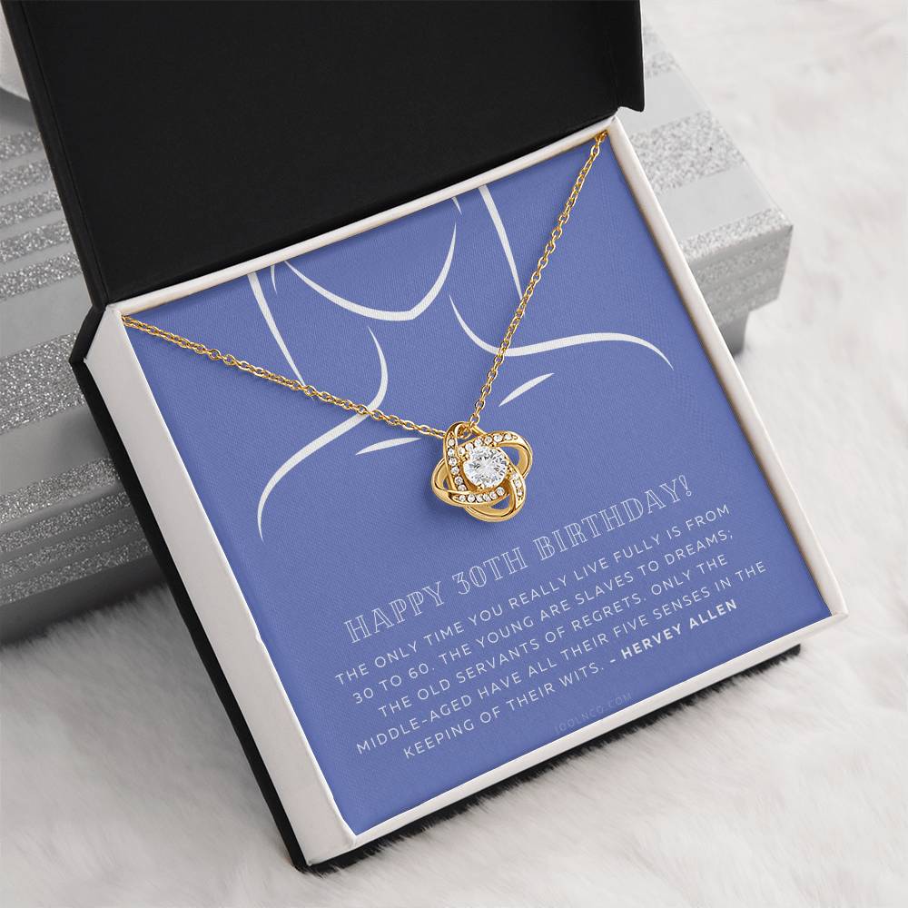 30th Birthday Gift for Her, 30th Birthday Gift for Women, 30th Birthday Gift Necklace, Happy 30th Birthday, Friend 30th Birthday