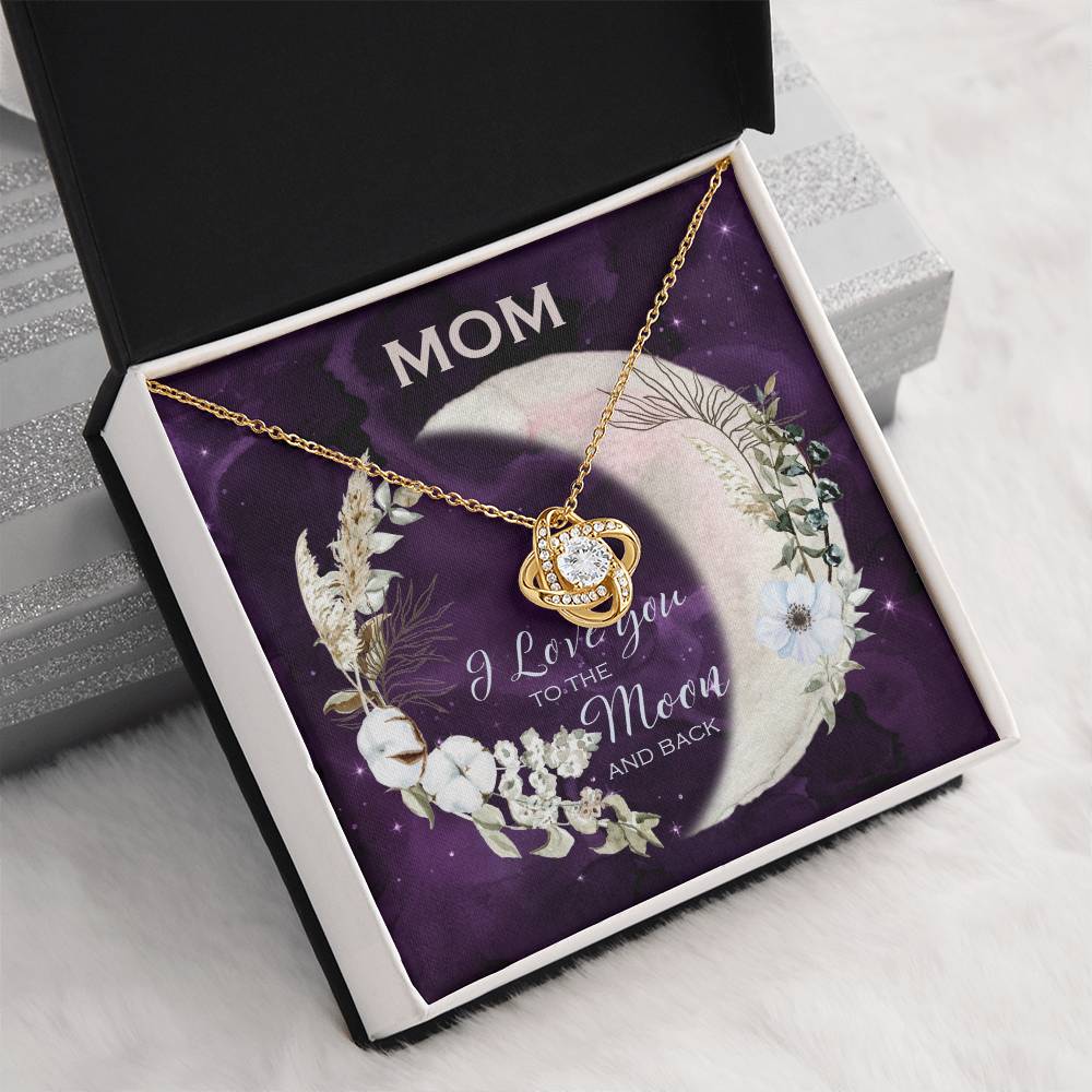 Gift for Mom, I Love You to the Moon and Back, Necklace for Mom, Mother's Day Gift, Women's Jewelry