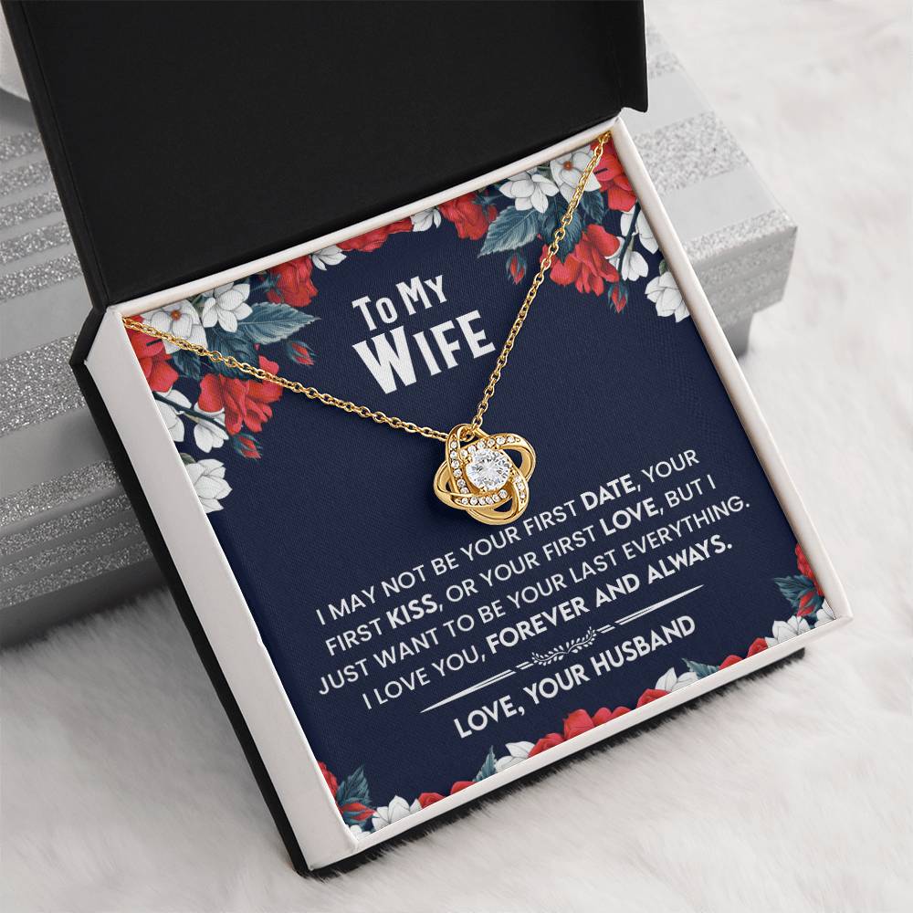Limited Edition Love Knot Necklace Gift for Wife