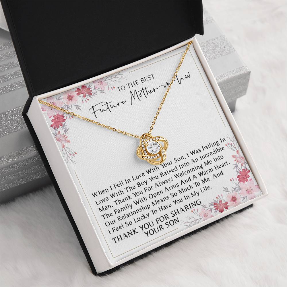 Mother of the Groom Gifts From Bride, Future Mother in Law Necklace, Mother in Law Wedding Gift