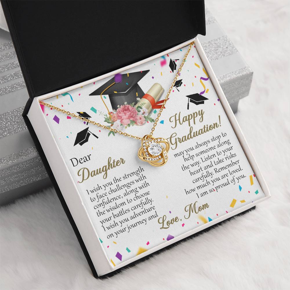 Graduation Gift for Daughter - Love Knot Necklace