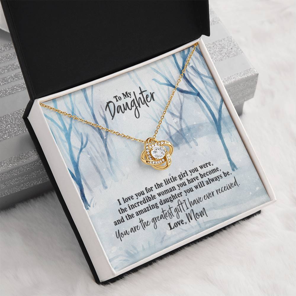 Greatest Gift Necklace for Daughter