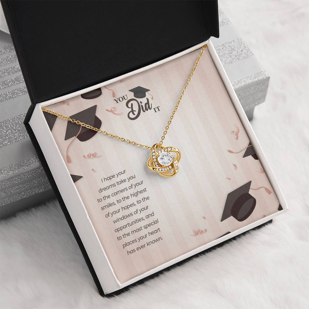 Taking You to Your Dreams - Love Knot Necklace