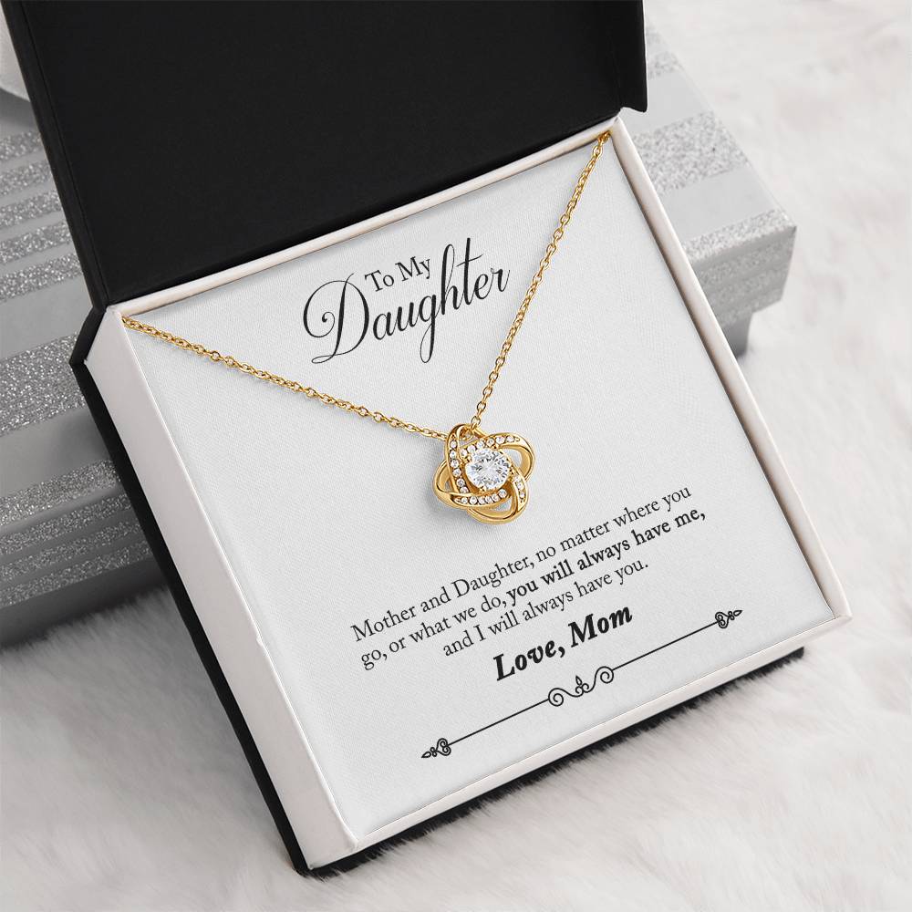 Love Knot Necklace - for Daughter