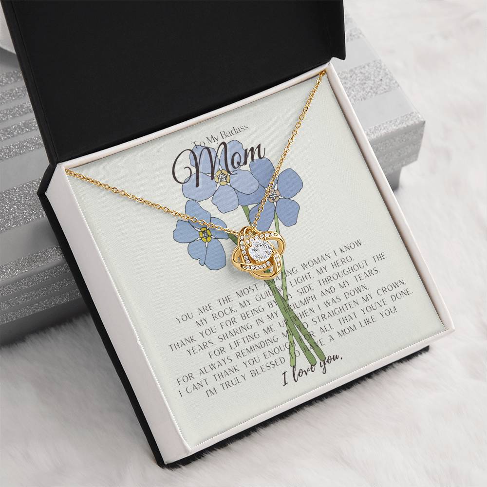 To My Badass Mom Necklace | Badass Mom Gift | Mother’s Day Gift | Birthday Gift | Gift From Daughter | Gift From Son | Birthday Gift for Mom | Birthday Necklace for Mom