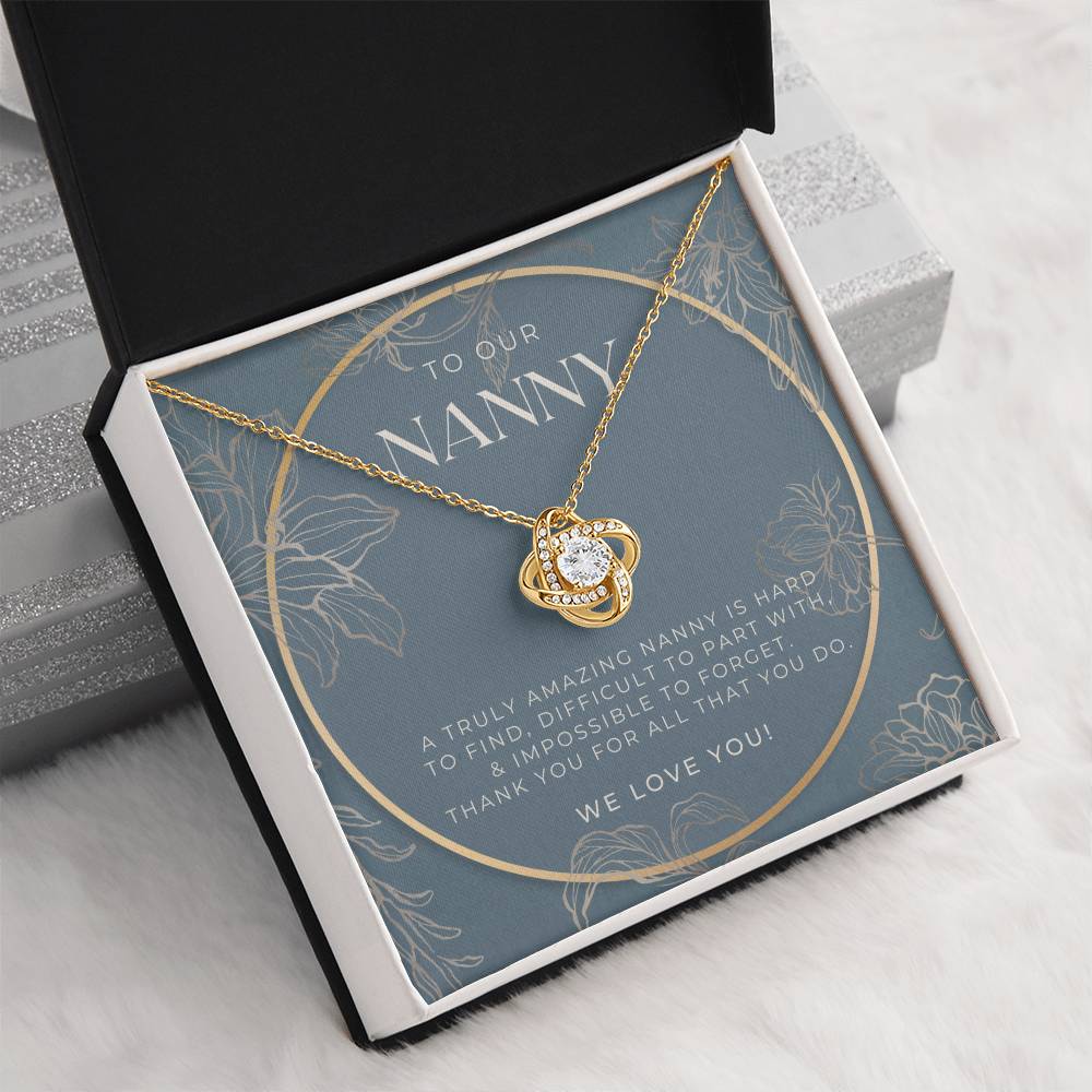 Nanny Gift, Nanny Necklace Gift, Best Nanny Gift, Nanny Thank You Gift, Nanny Appreciation Necklace Gift, Thank You Nanny Necklace Gift, Best Nanny Ever Gift