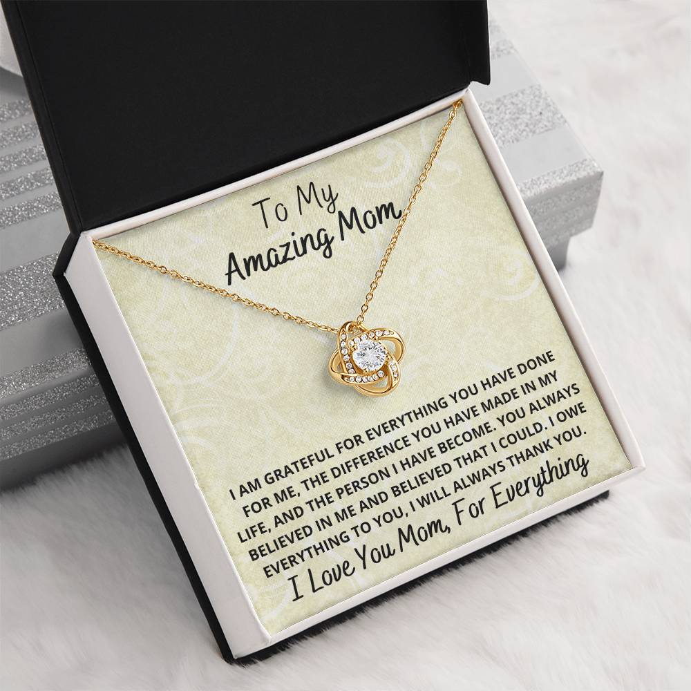 Thank You Mom Necklace