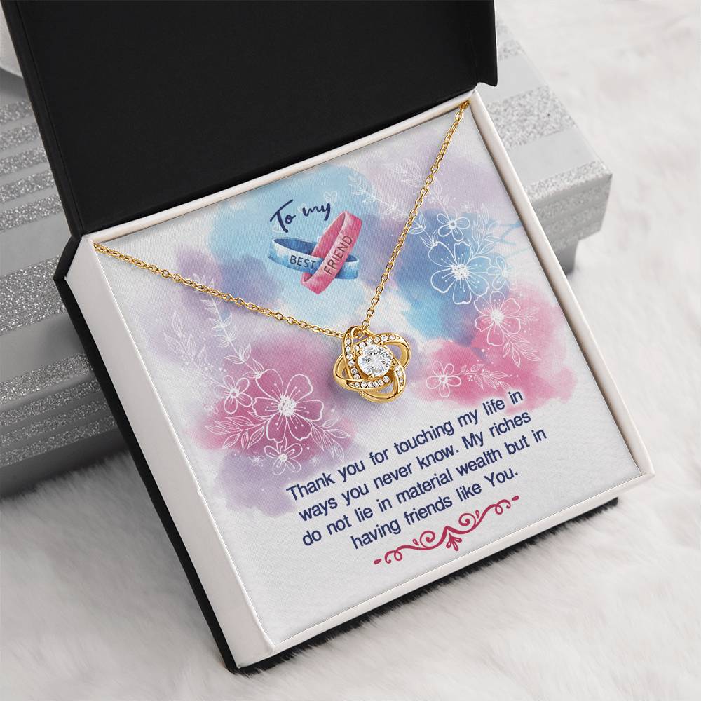 Friendship Knot Necklace - the Perfect Gift for Best Friend