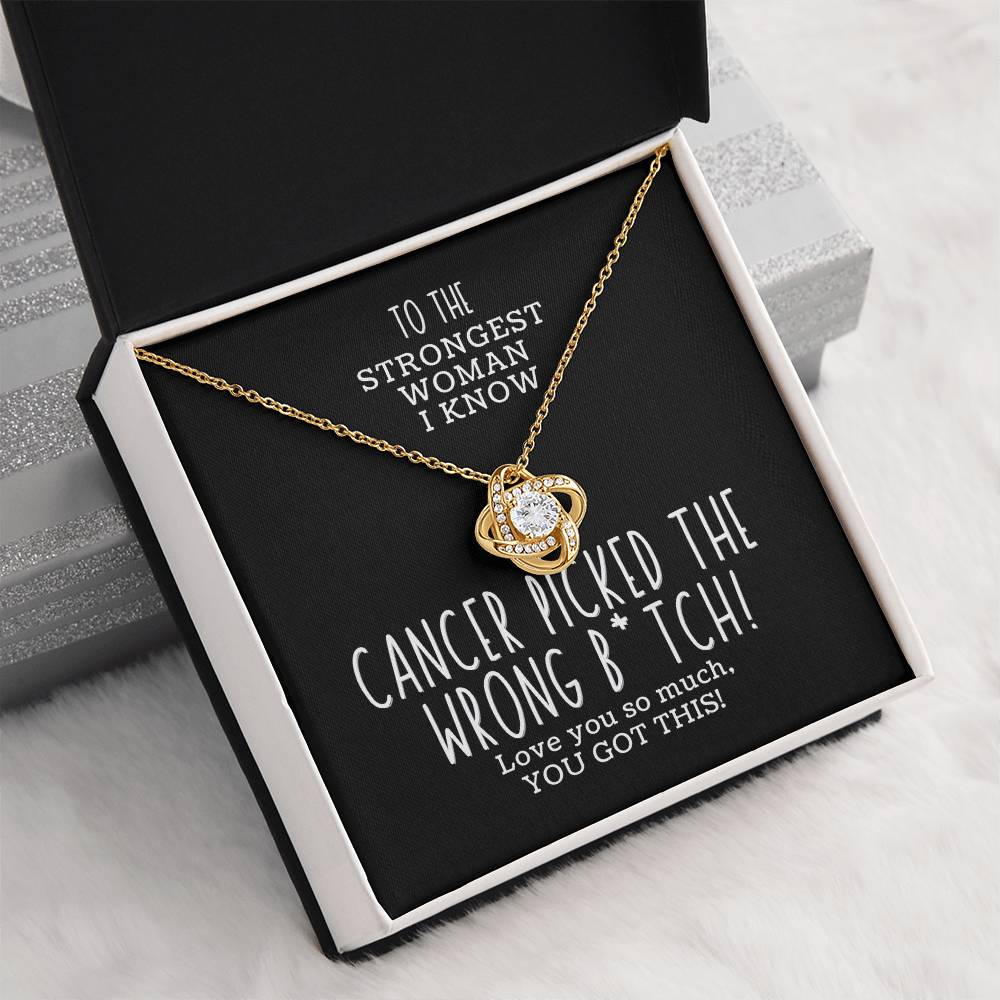Cancer Support Necklace - Chemo Support Necklace - Gift for Strength and Encouragement