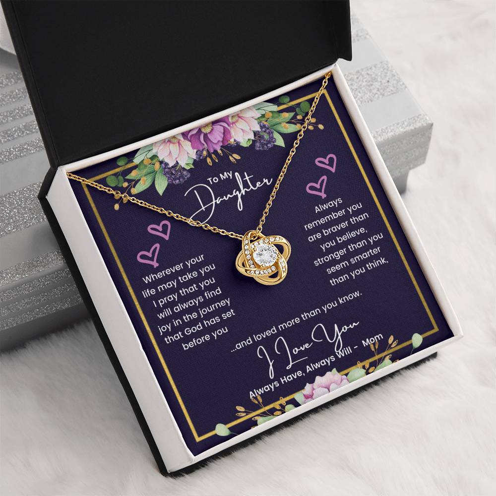 To My Daughter - You Are Loved - Necklace