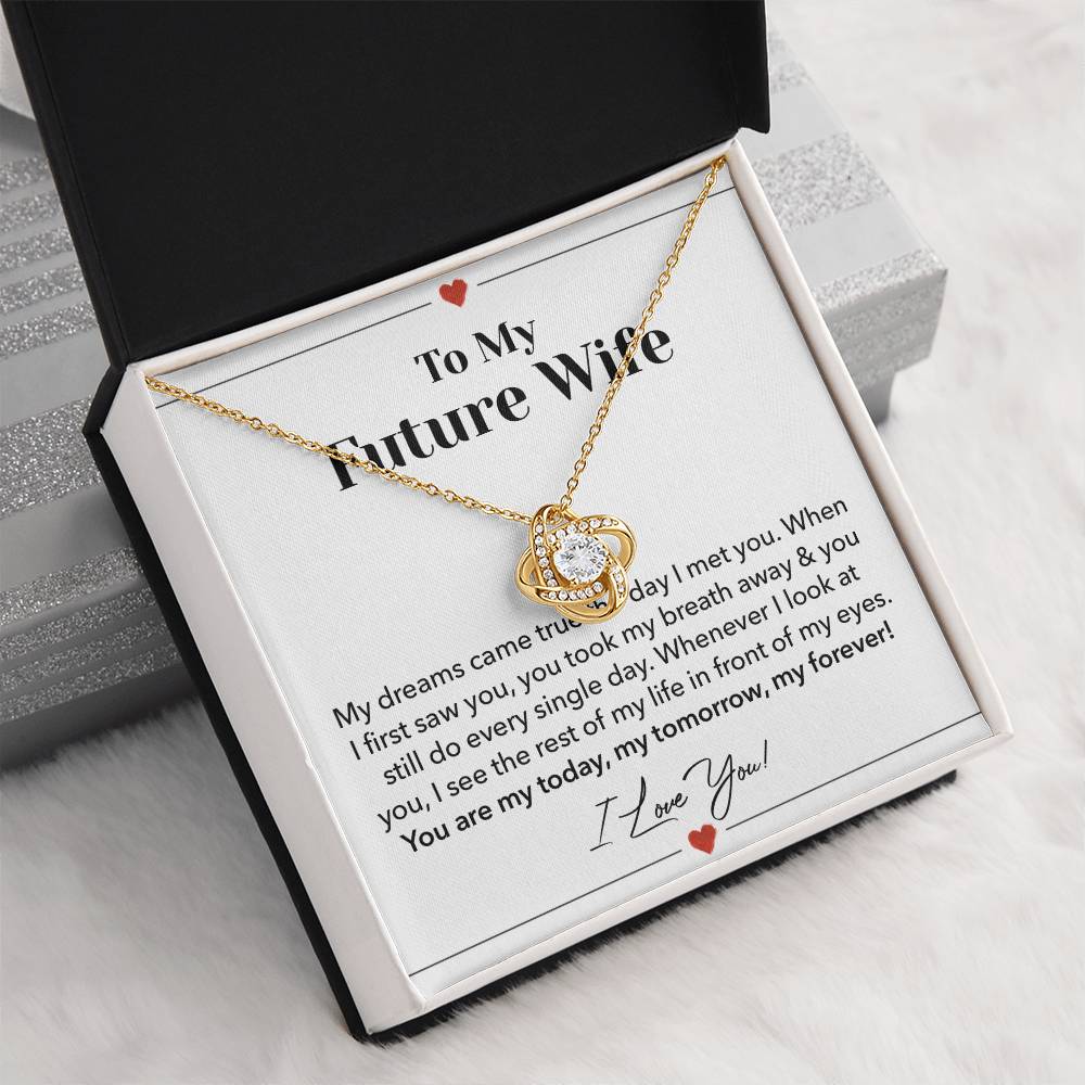 Future Wife Love Knot Necklace