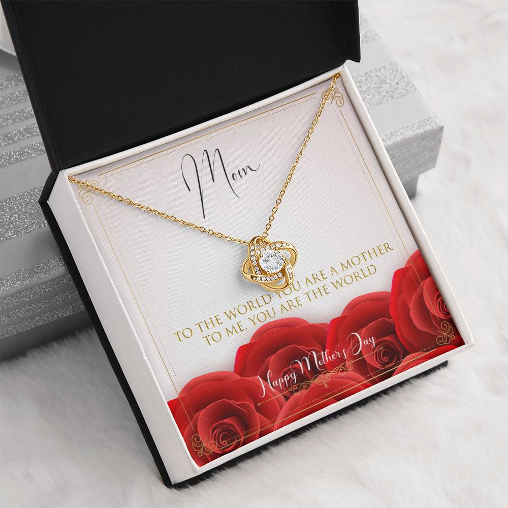 Happy Mother´s Day Love Knot Necklace