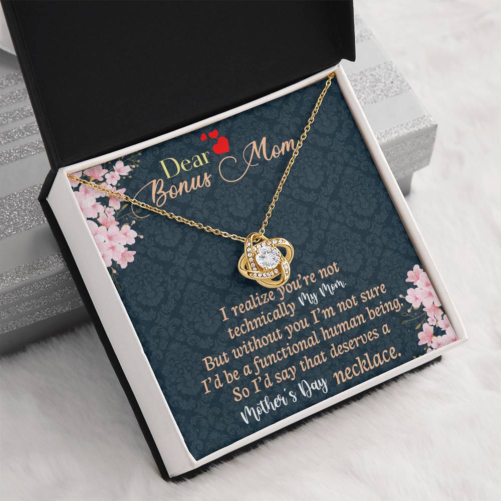 Bonus Mom - Mother's Day Necklace