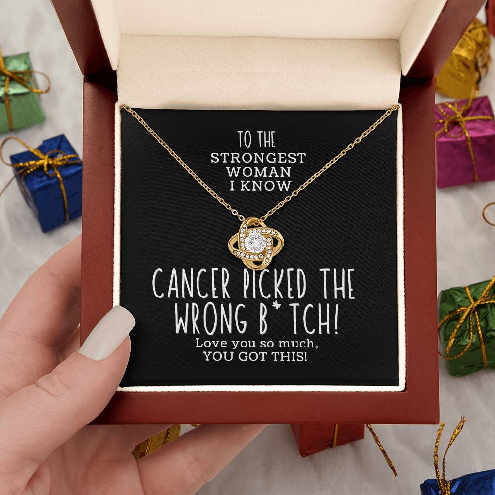 Cancer Support Necklace - Chemo Support Necklace - Gift for Strength and Encouragement