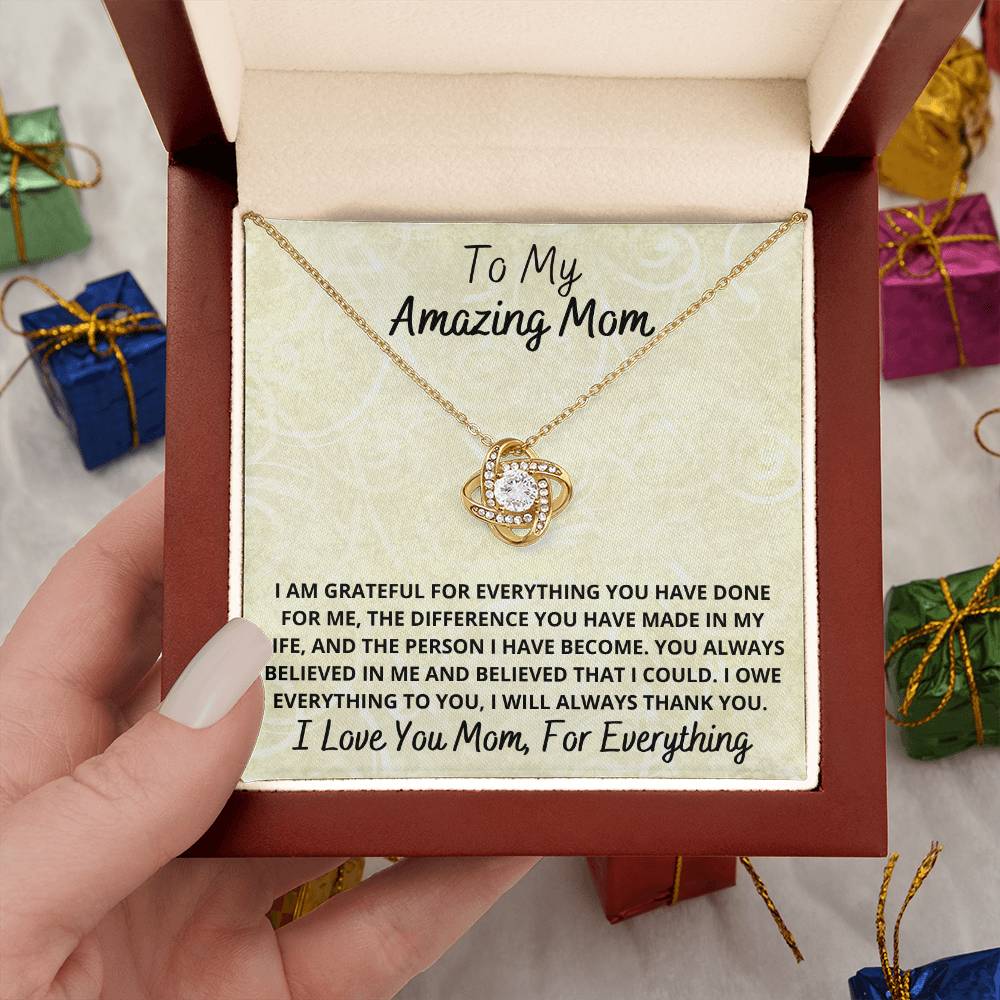 Thank You Mom Necklace