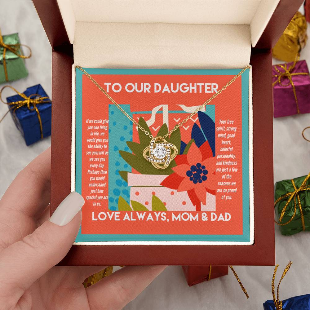 To Our Daughter We Are So Proud of You Necklace