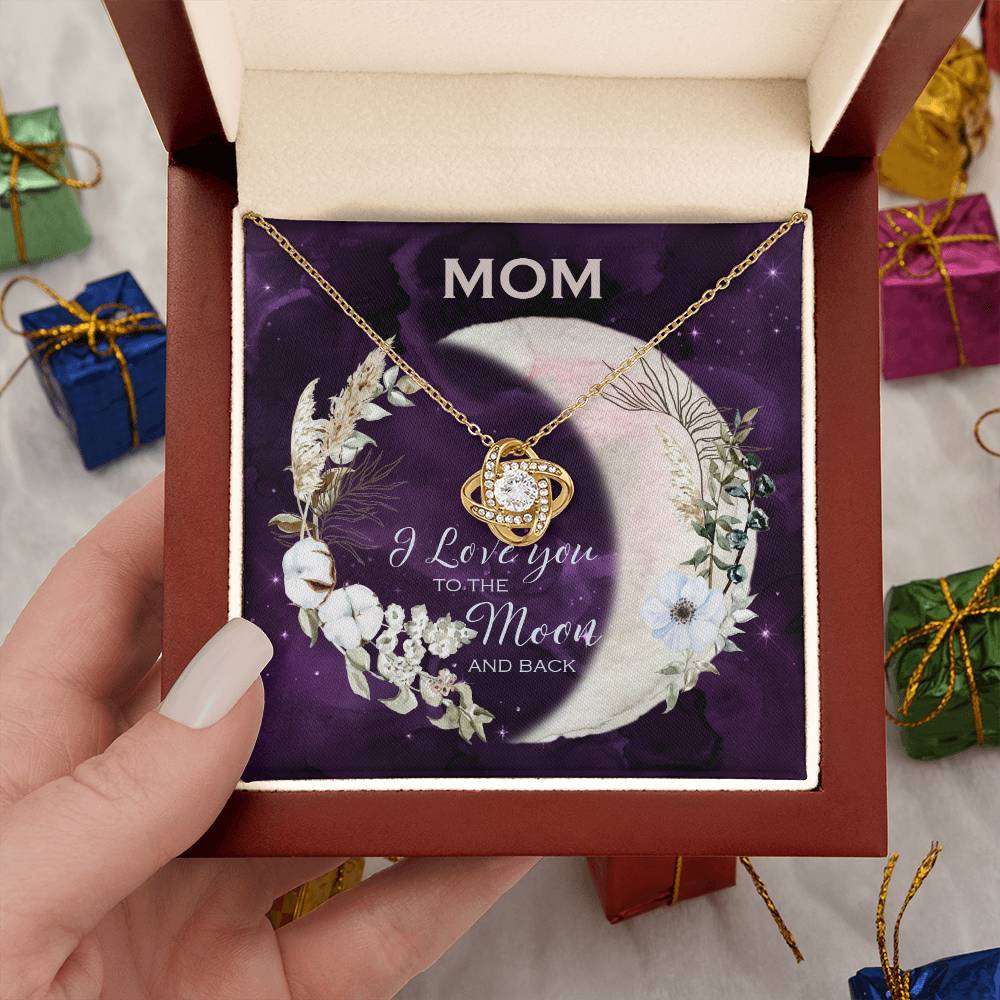 Gift for Mom, I Love You to the Moon and Back, Necklace for Mom, Mother's Day Gift, Women's Jewelry