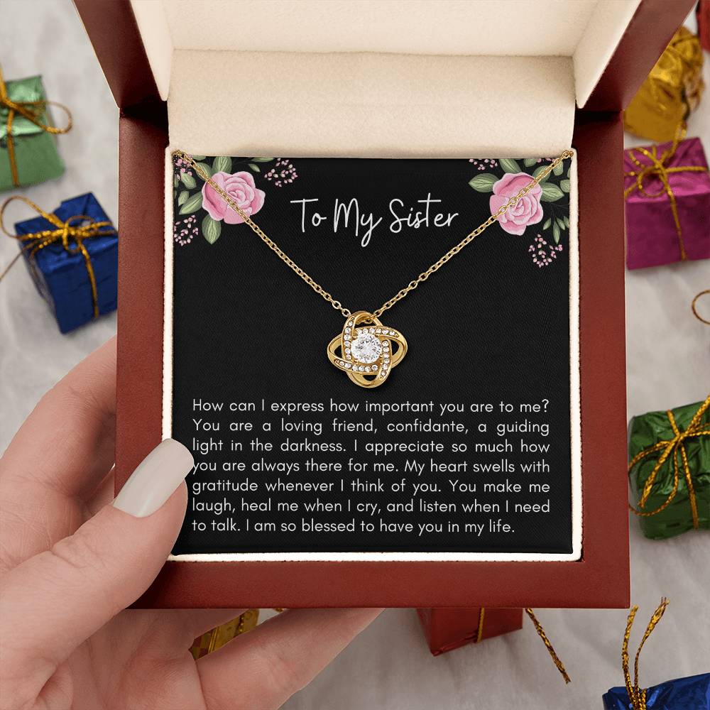 How Can I Express How - Love Knot Necklace