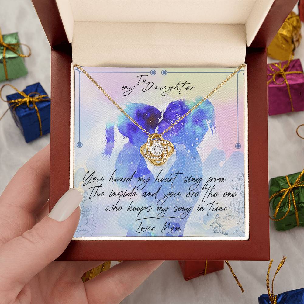 [New Stock] to My Daughter - My Heart Beats for You - Necklace