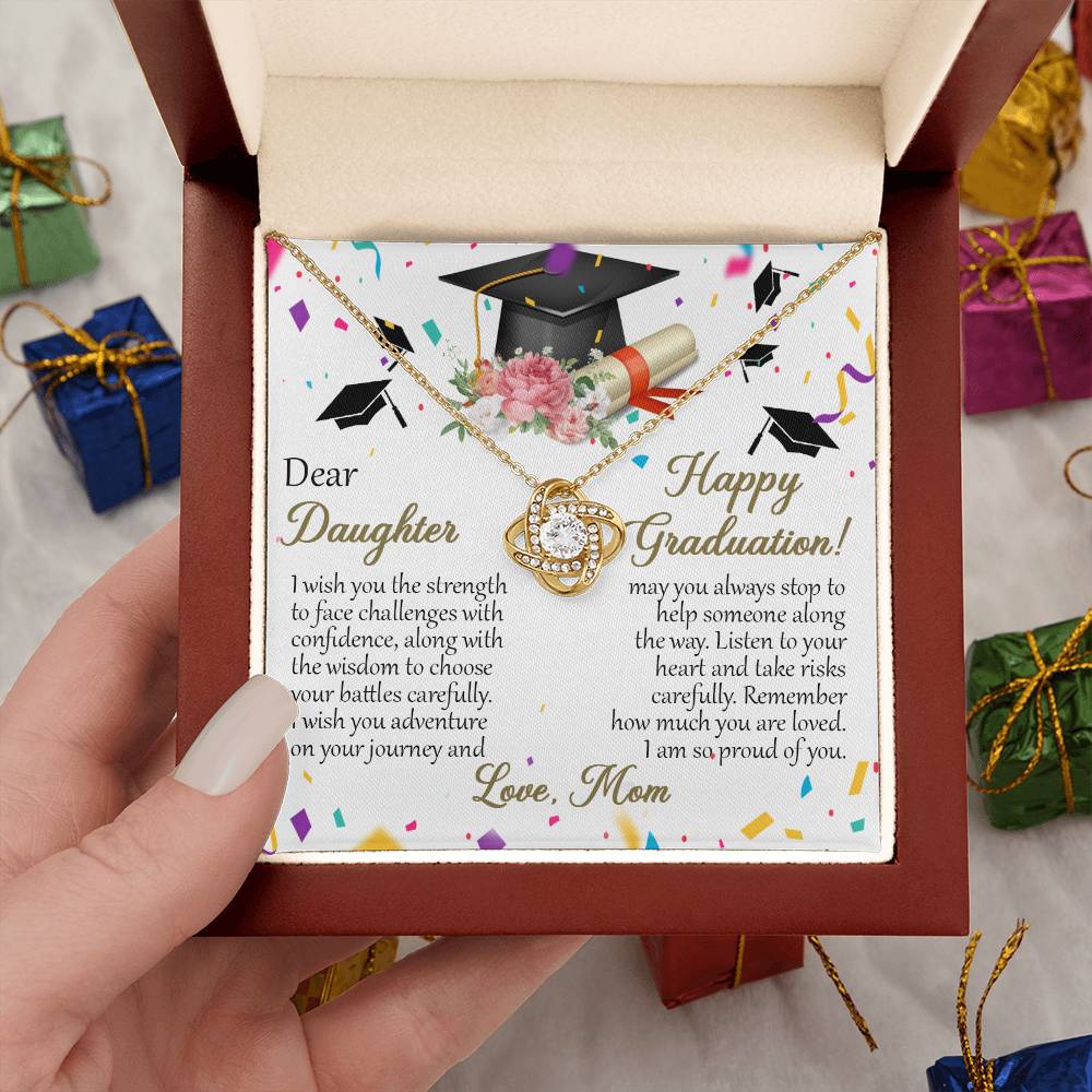 Graduation Gift for Daughter - Love Knot Necklace