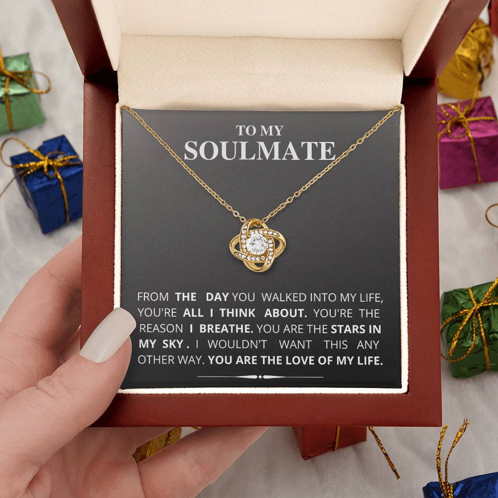 To My Soulmate - Love Knot Necklace (New Arrival)