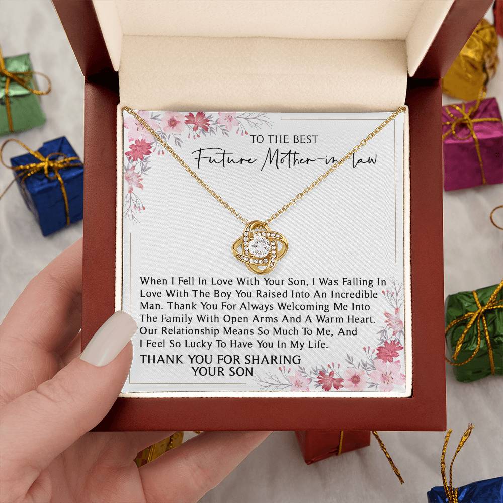 Mother of the Groom Gifts From Bride, Future Mother in Law Necklace, Mother in Law Wedding Gift