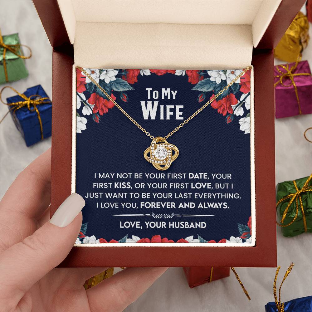 Limited Edition Love Knot Necklace Gift for Wife