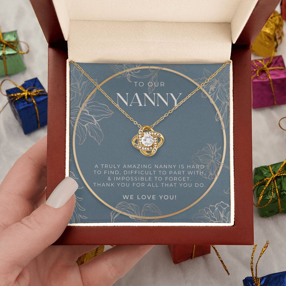 Nanny Gift, Nanny Necklace Gift, Best Nanny Gift, Nanny Thank You Gift, Nanny Appreciation Necklace Gift, Thank You Nanny Necklace Gift, Best Nanny Ever Gift