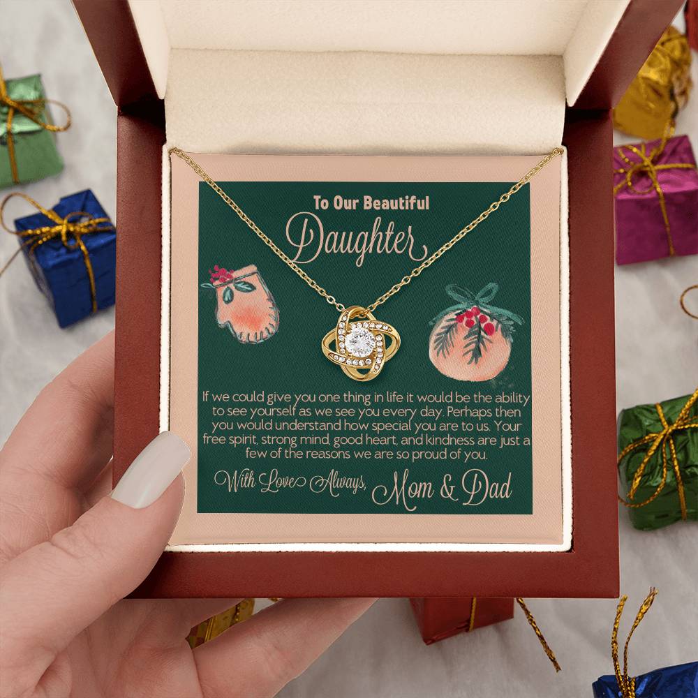To Our Beautiful Daughter You Are Special Necklace