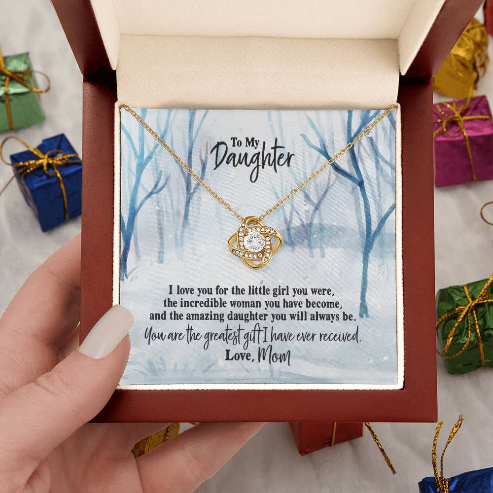 Greatest Gift Necklace for Daughter