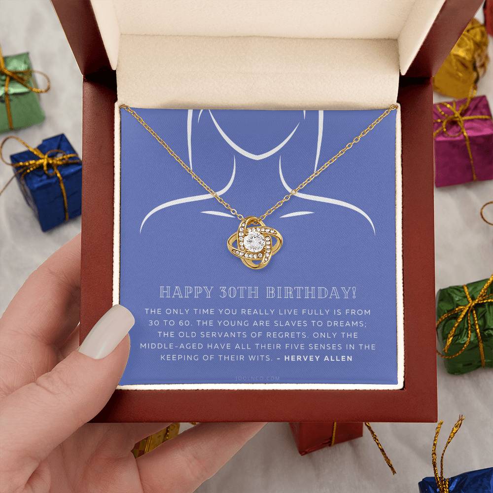 30th Birthday Gift for Her, 30th Birthday Gift for Women, 30th Birthday Gift Necklace, Happy 30th Birthday, Friend 30th Birthday