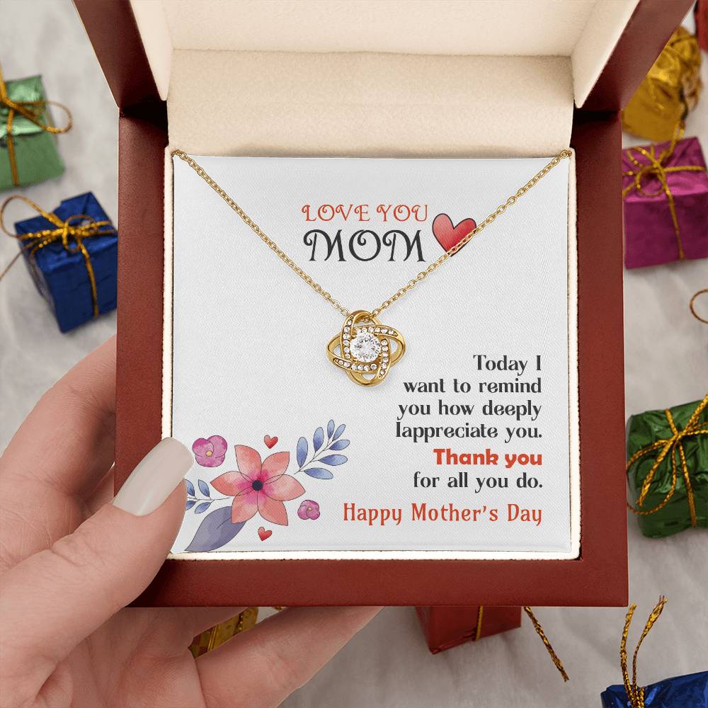 Love You Mom Necklace