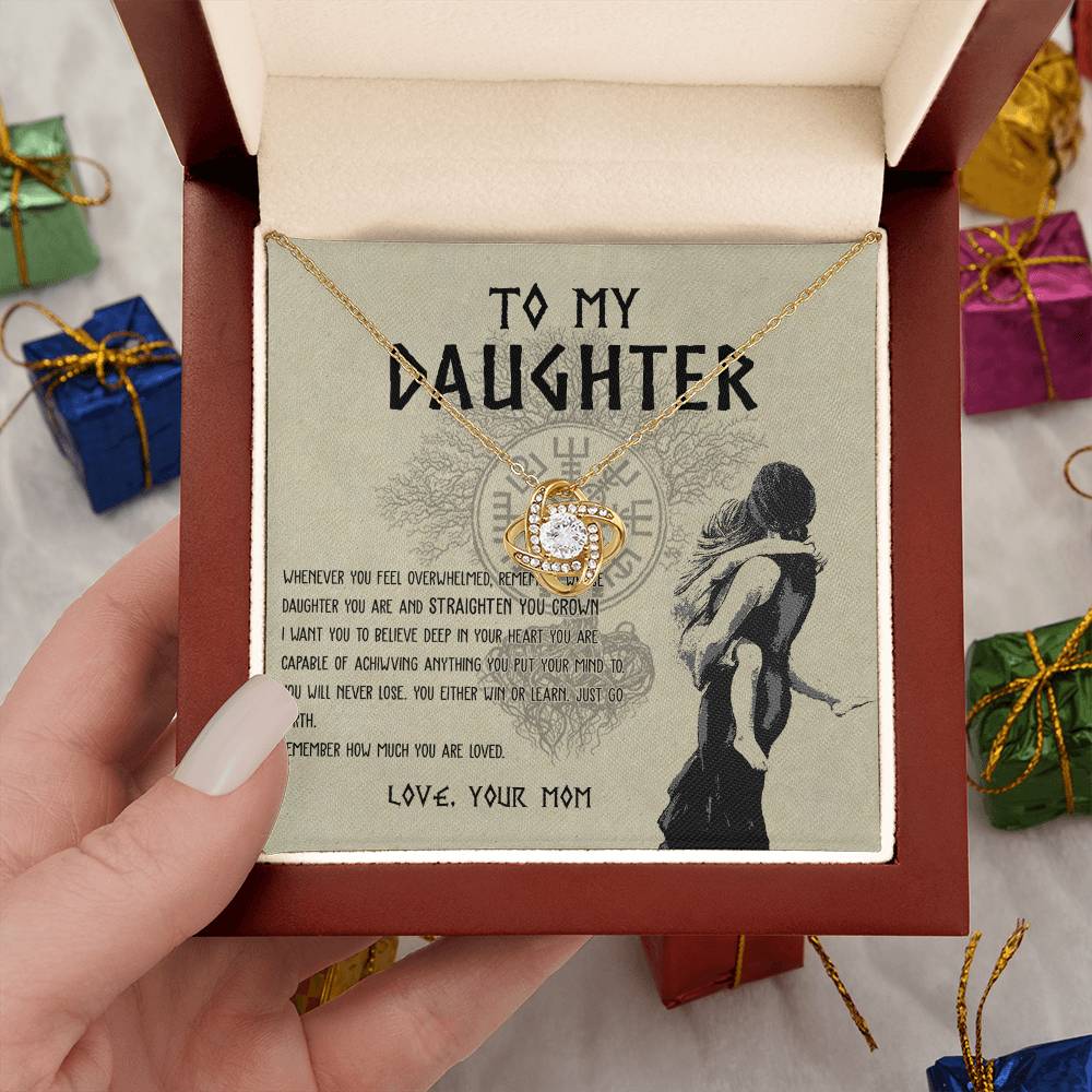 To My Daughter, Viking Daughter, Shieldmaiden Daughter, Viking Necklace for Daughter